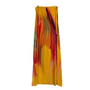 Y2K Bandeau Dress Strapless Maxi Body Con